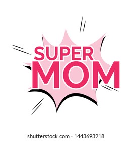 abstract super mom background with some special objects