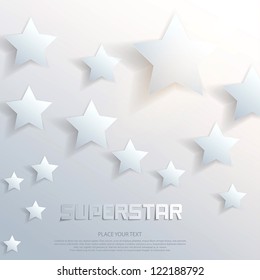 Abstract superstar background. Vector