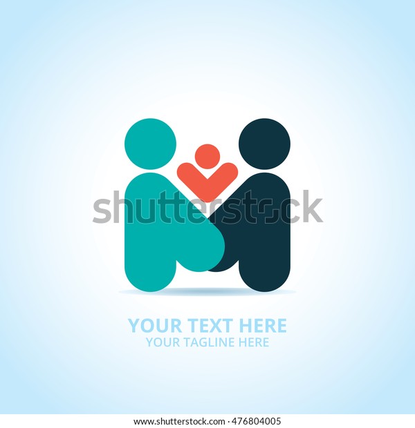 Abstract Support Logo Design Concept Emblem Stock Vector (Royalty Free ...