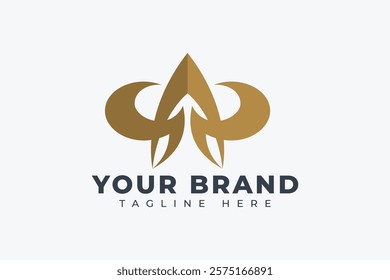 Abstract Surf Board Logo Design Concept