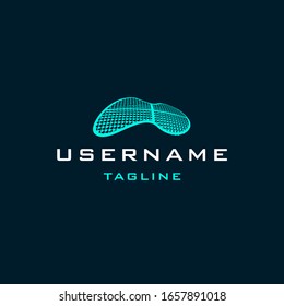 abstract surface logo design inspiration . digital surface logo design template