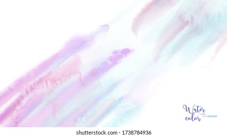 Abstract surface watercolor grunge background. Stain artistic vector used as being an element in the decorative design of header, brochure, poster, card, cover or banner.