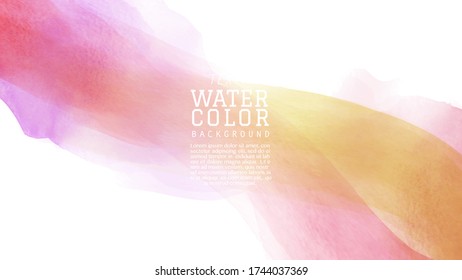 Abstract surface watercolor grunge background. Stain artistic vector used as being an element in the decorative design of header, brochure, poster, card, cover or banner.