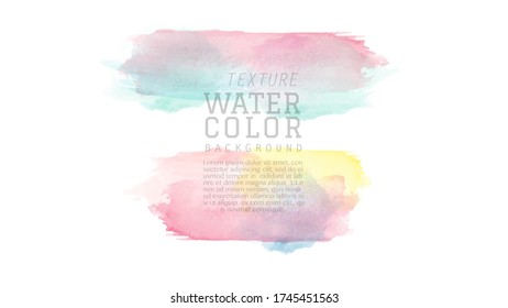 Resumen de la superficie del fondo de la grieta de la acuarela. Un vector artístico utilizado como elemento en el diseño decorativo de cabecera, folleto, afiche, tarjeta, portada o banner.