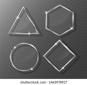 The abstract is surrounded by silver signs and glittering lights on a transparent background.
