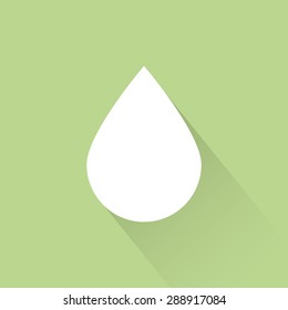 abstract sustainability icon on a green background