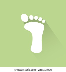 abstract sustainability icon on a green background