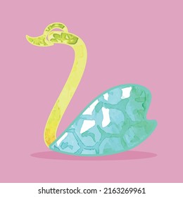 abstract swan art and graphics 02