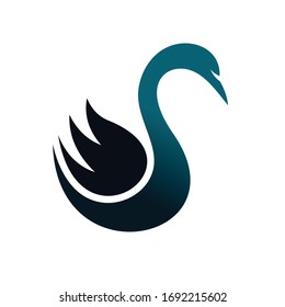 Abstract Swan Logo Design Template Stock Vector (royalty Free) 1692215602