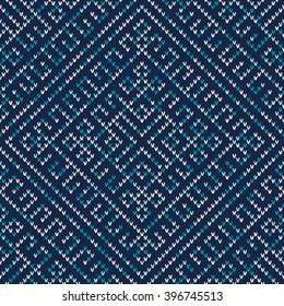 Abstract Sweater Design. Seamless Knitting Pattern 