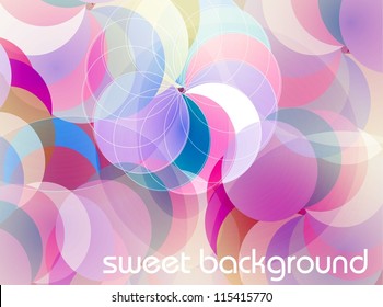 abstract sweet background lollipop
