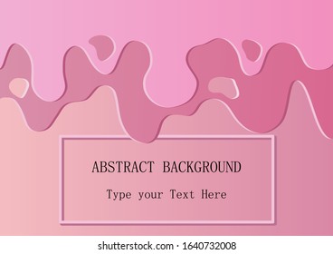 Abstract sweet background. Pink template.