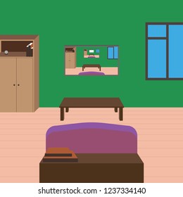 Abstract Sweet Home Illustration Vector