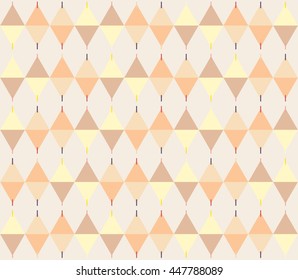 Abstract sweet rhombus with line design on smooth background pattern seamless backdrop wallpaper, Vector image