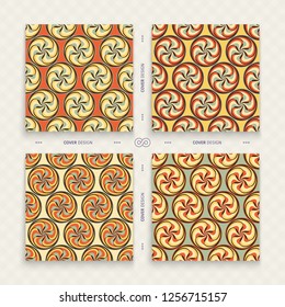 Abstract swirl background. Cover design template. Vector illustration.