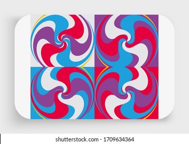 Abstract swirl background. Cover design template. Vector illustration.