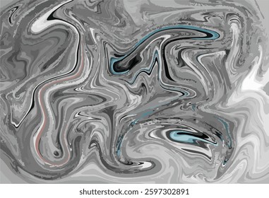 An abstract swirl background dominated by varying shades of gray, with subtle hints of color creating a fluid, marbled effect.