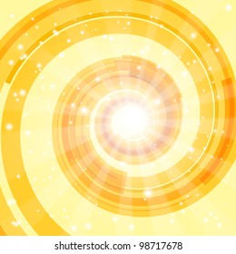 Abstract swirl background. EPS10. Used transparency layers of rays, spotlights and spiral object