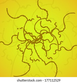 Abstract  swirl background, futuristic shapes illustration.