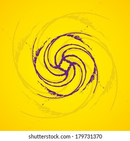 Abstract  swirl background, futuristic shapes illustration.