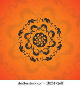 Abstract  swirl background, futuristic shapes illustration.