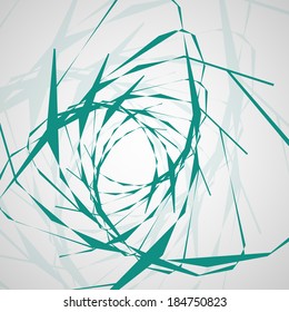 Abstract  swirl background, futuristic shapes illustration.