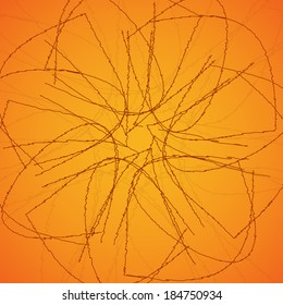 Abstract  swirl background, futuristic shapes illustration.