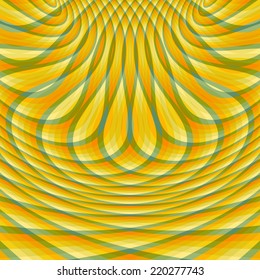 Abstract swirl background. Pattern with optical illusion. Vector illustration. 