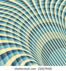 Abstract swirl background. Pattern with optical illusion. Vector illustration. 