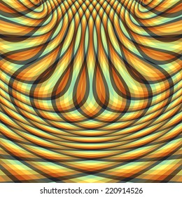 Abstract swirl background. Pattern with optical illusion. Vector illustration. 
