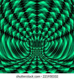 Abstract swirl background. Pattern with optical illusion. Vector illustration. 