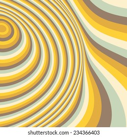 Abstract swirl background. Pattern with optical illusion. Vector illustration. Can be used for wallpaper, web page background, web banners.