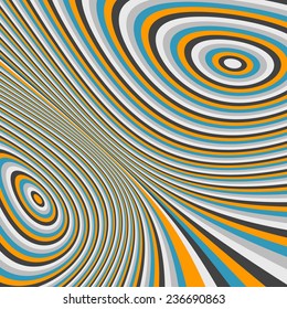 Abstract swirl background. Pattern with optical illusion. Vector illustration. Can be used for wallpaper, web page background, web banners.