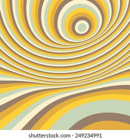 Abstract swirl background. Pattern with optical illusion. Vector illustration.  