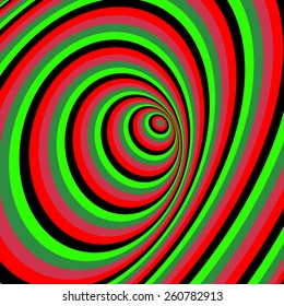 Abstract swirl background. Pattern with optical illusion. Vector illustration. 
