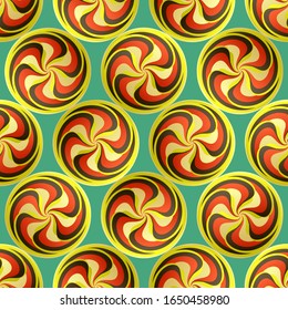 Abstract swirl background. Seamless pattern. Cover design template. Vector illustration.