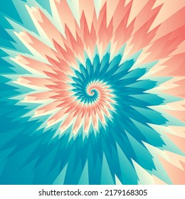 Abstract  swirl background. Tie dye pattern. Vector illustration.	