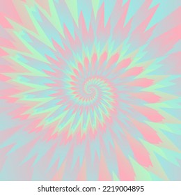 Abstrakter, wirler Hintergrund. Tie Farbmuster. Vektorgrafik.	