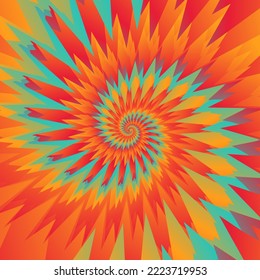 Abstract swirl background. Tie dye pattern. Vector illustration.
