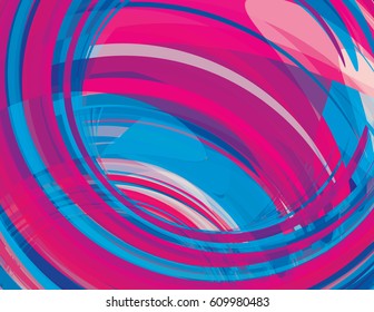 Abstract swirl background. Vector graphic pattern. CMYK colors