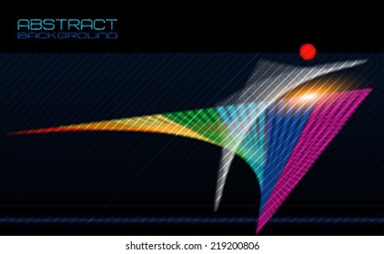 Abstract swirl background.  Vector Illustration. 