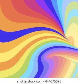 Abstrakter, wirler Hintergrund. Vektorgrafik. 