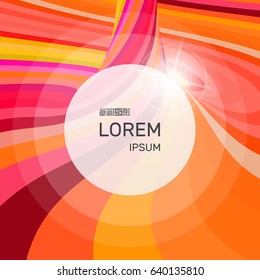 Abstract swirl background. Vector illustration with place for text. 