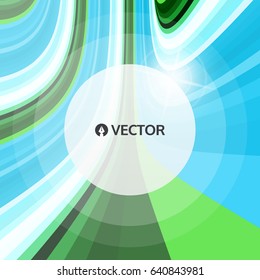 Abstract swirl background. Vector illustration with place for text. 