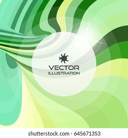 Abstract swirl background. Vector illustration with place for text. 