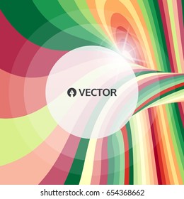 Abstract swirl background. Vector illustration with place for text. 