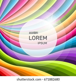 Abstract swirl background. Vector illustration with place for text. 