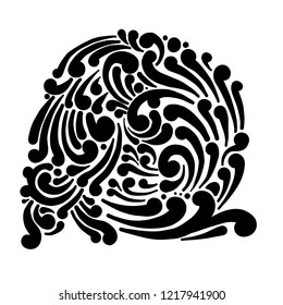 Abstract swirl background for your design