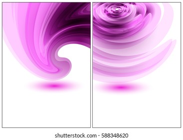 Abstract swirl backgrounds illustration.