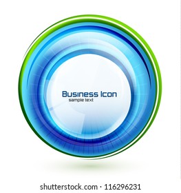 Abstract swirl banner